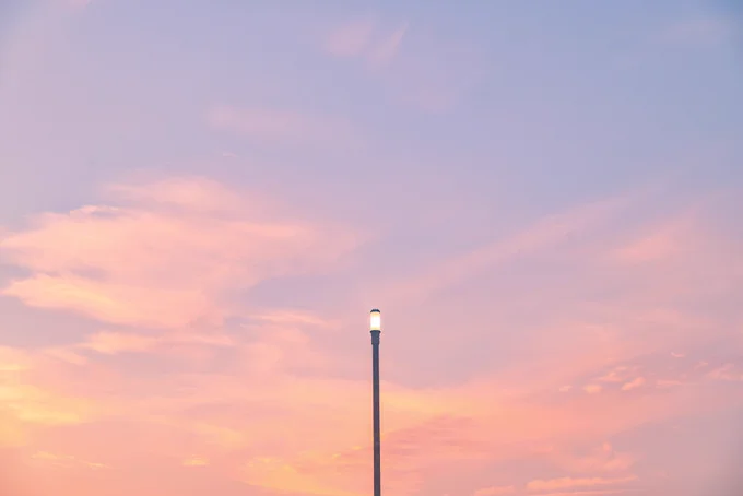 ある日の夕焼け。
