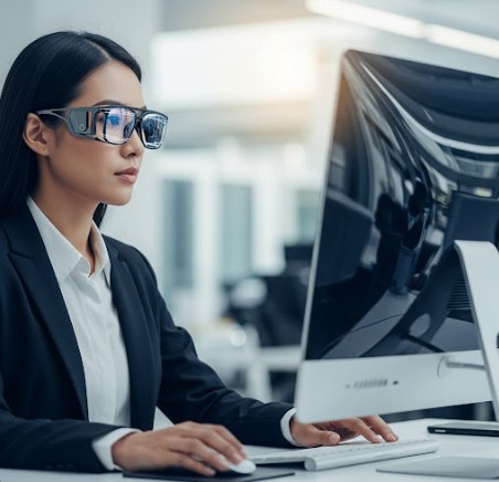 Big_stuff_inc's tweet photo. Is this the future?

Dive into the future with smart glasses! 🕶️ Experience first-hand the convenience they bring. 🚀 #SmartGlasses #FutureTech🌐🧠 https://t.co/F1CkrfCWtA