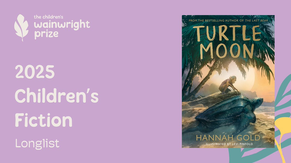 HarperCollins Children's Books (@harpercollinsch) on Twitter photo We're so thrilled that Turtle Moon by <a href="/HGold_author/">Hannah Gold - here sometimes ๐คฉ</a> has been longlisted in the Children's fiction category for the <a href="/wainwrightprize/">The Wainwright Prizes</a>! ๐
Huge congratulations to Hannah and this beautiful story! ๐ข We're so thrilled that Turtle Moon by <a href="/HGold_author/">Hannah Gold - here sometimes ๐คฉ</a> has been longlisted in the Children's fiction category for the <a href="/wainwrightprize/">The Wainwright Prizes</a>! ๐
Huge congratulations to Hannah and this beautiful story! ๐ข
