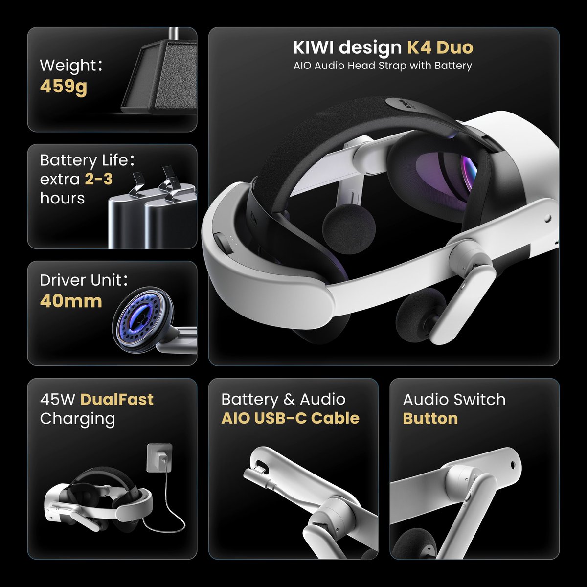 Herbi (@herbi_vr) on Twitter photo La nouvelle sangle #K4Duo de chez #Kiwidesign <a href="/KIWIdesign_shop/">KIWI design</a> est disponible 🔥 Sangle confort avec batterie + écouteur Audio de très bonne qualité 👍 La vidéo test arrive bientôt. Disponible sur le site avec mon lien affilié + un code à -20% : K4DUOFAM20
kiwidesign.com/products/k4-du… La nouvelle sangle #K4Duo de chez #Kiwidesign <a href="/KIWIdesign_shop/">KIWI design</a> est disponible 🔥 Sangle confort avec batterie + écouteur Audio de très bonne qualité 👍 La vidéo test arrive bientôt. Disponible sur le site avec mon lien affilié + un code à -20% : K4DUOFAM20
kiwidesign.com/products/k4-du…