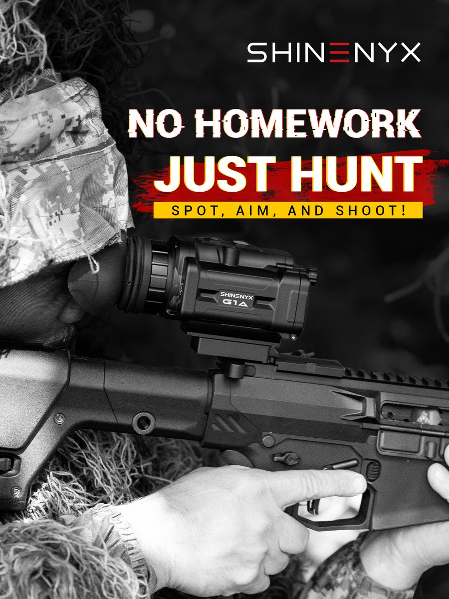shinenyx_'s tweet photo. No guessing. No second chances.
G1A is built for those who hunt smart and strike fast.
🎯 Spot. Aim. Shoot.
Just hunt — we’ll handle the rest.
#ShineNYX #G1A #JustHunt #NightVision #ThermalFusion #RTO #HuntingGear #SpotAimShoot https://t.co/F0pLLYCK44