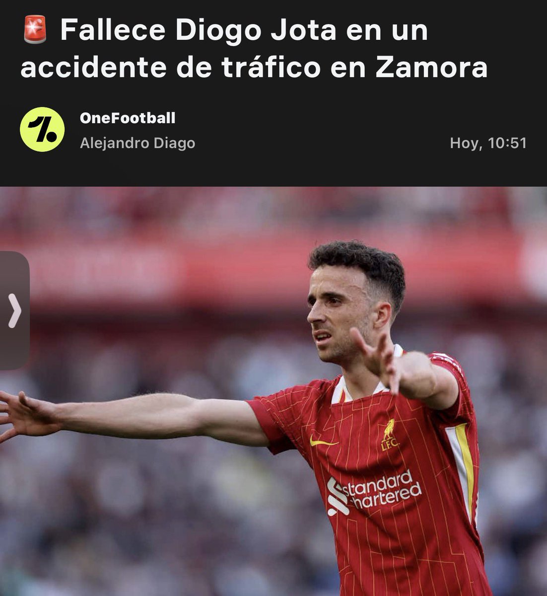 En Paz descanses 😢 Diogo Jota