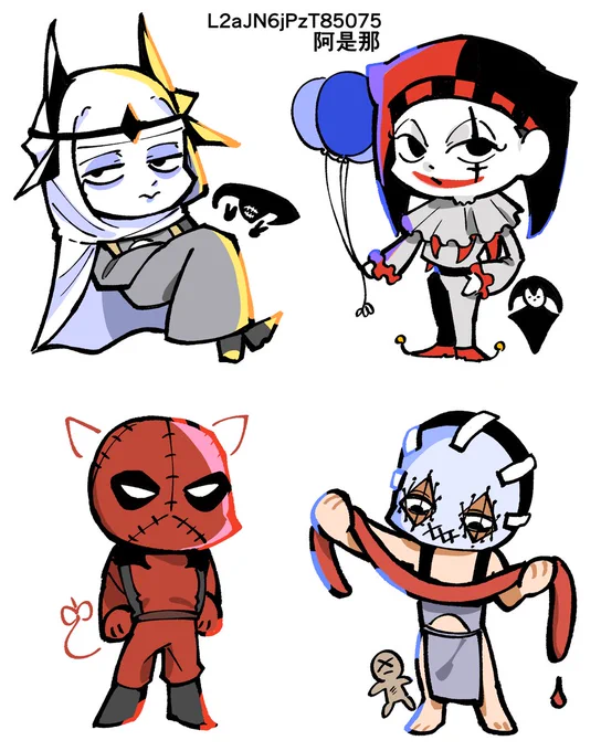 #oc #オリキャラ大集合 お気に入りのオリキャラたちです! ミニキャラ描くの難しかった… よければみなさんのオリキャラさんを見せてください