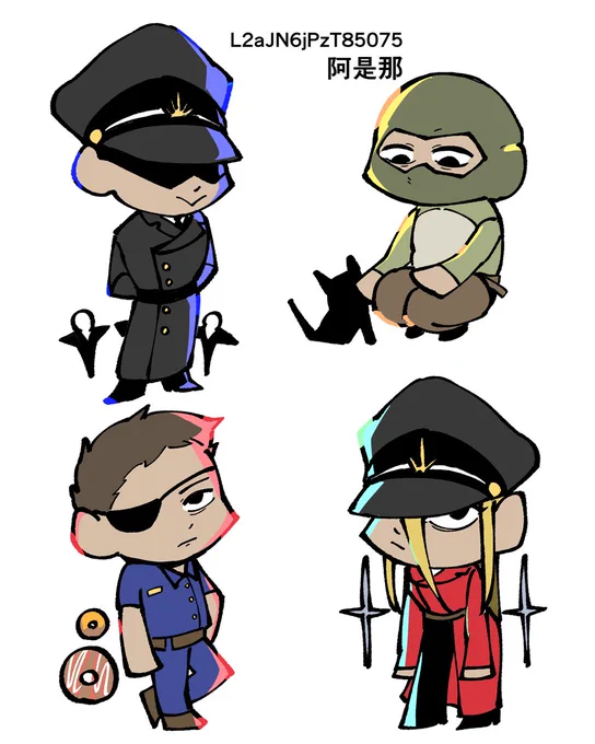 #oc #オリキャラ大集合 お気に入りのオリキャラたちです! ミニキャラ描くの難しかった… よければみなさんのオリキャラさんを見せてください