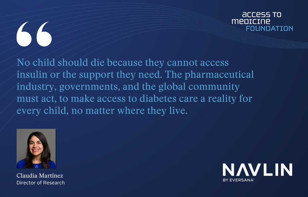 AtMIndex's tweet image. In an op-ed for Navlin, our Director of Research, @claumartinezv, explores the fragility of current #pharma initiatives addressing gaps in #T1D care for children & young people in #LMICs. What will it take to close these gaps & build lasting solutions?
🔗accesstomedicinefoundation.org/in-the-media/w…