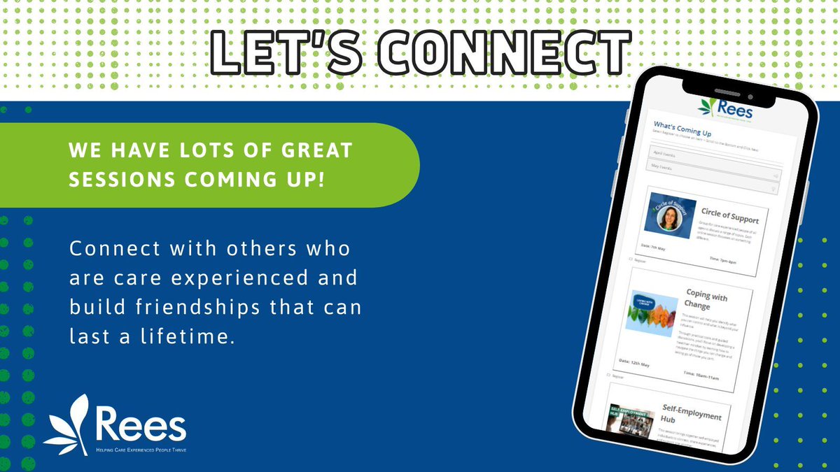 We’ve got a variety of great Let’s Connect sessions coming up, designed to help you connect, learn, and grow.

Whether you're looking for support, guidance, or just a friendly chat, there’s something for everyone! 💬

Take a look at our upcoming sessions: buff.ly/XSmgfSY