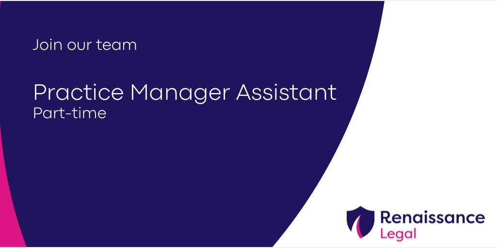 We’re hiring across three exciting roles at Renaissance Legal.

If you’re looking to progress your career in a values-led, specialist environment, we’d love to hear from you.

🔗 Find out more: renaissancelegal.co.uk/about-us/vacan…

#LegalCareers #BrightonJobs #RenaissanceLegal #JoinOurTeam