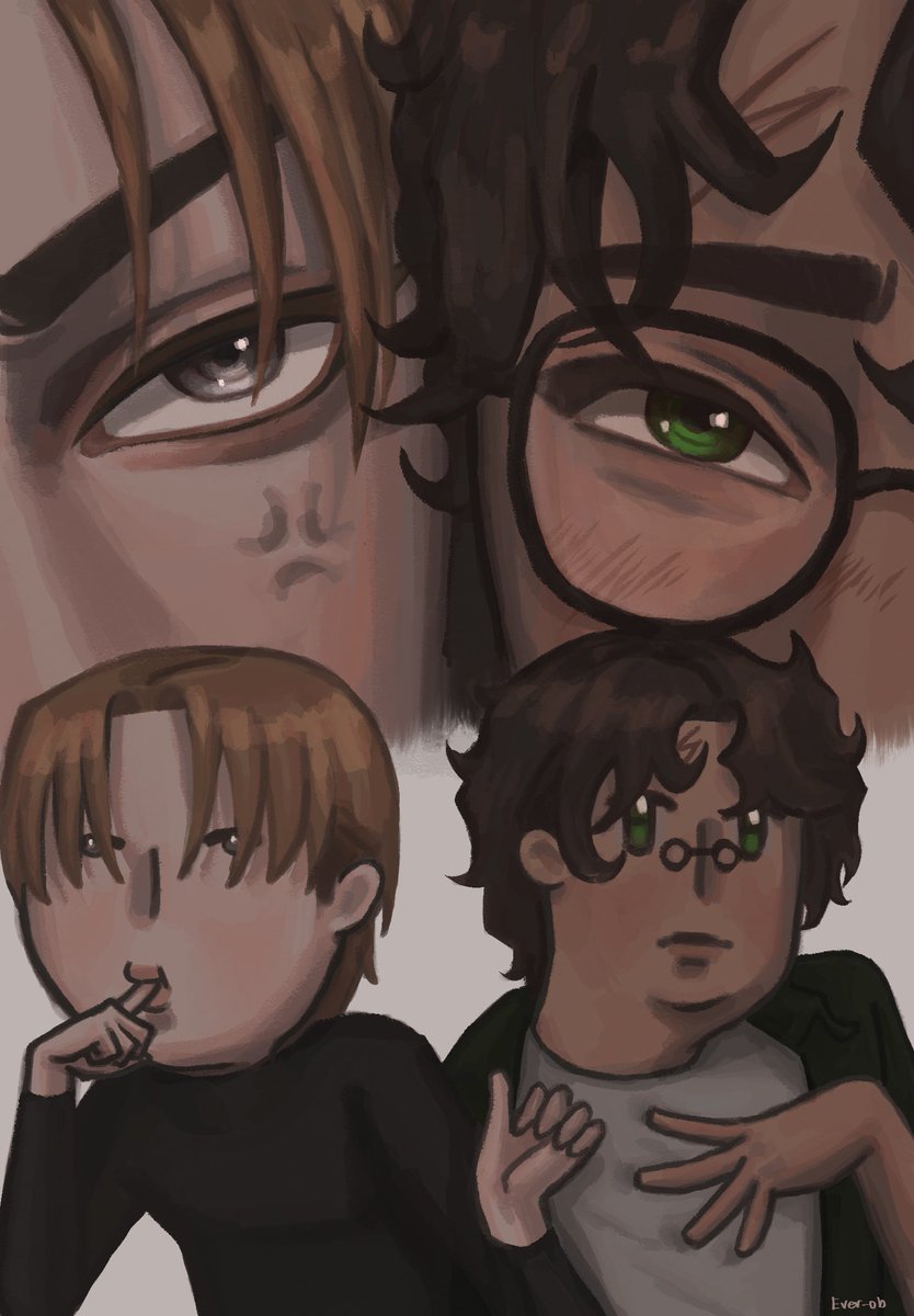 obessed_01's tweet image. Th second u saw this art trend on TikTok, I had to do it 🤡
#fanart #drarry #DracoMalfoy #HarryPotter