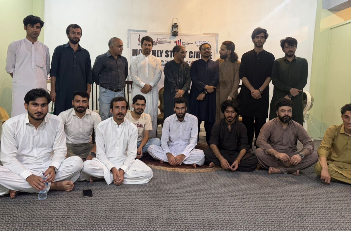 Study Circle on Pashto Cinema &amp; Music: History, Decline, and Revival wrapped up on June 26 at Sandaara, Islamabad.

Dr. Hanif Khalil delivered a keynote on Pashto cinema’s legacy, revival, and importance. The night ended with a soulful live music session.
 youtu.be/rPrAp_R6H40?si…