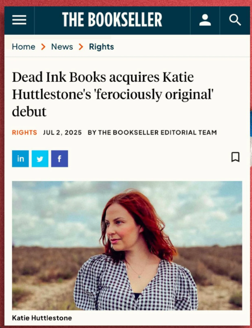 Lucy Cavendish Fiction Prize (@lcfictionprize) on Twitter photo The good news keep on coming...
Longlisted in 2024, Katie Huttlestone's debut novel, 'A Healthy Appetite' will be published by <a href="/DeadInkBooks/">Dead Ink Books</a> in August 2026.
Congratulations! 🥳 The good news keep on coming...
Longlisted in 2024, Katie Huttlestone's debut novel, 'A Healthy Appetite' will be published by <a href="/DeadInkBooks/">Dead Ink Books</a> in August 2026.
Congratulations! 🥳