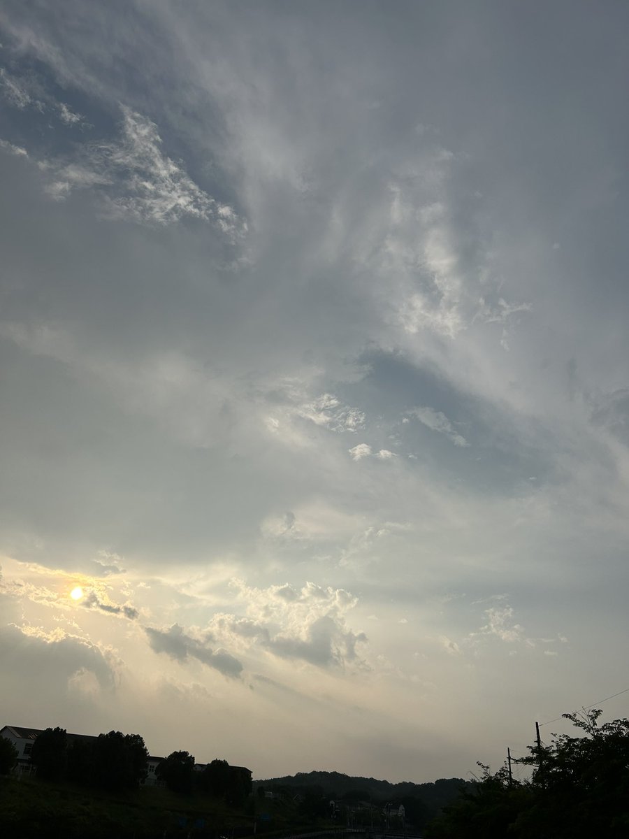 BOUR_BOOON's tweet photo. 暑い暑い暑い😅
只今気温28℃

#イマソラ
#上を向いて歩こう
#逆光のそら😎 https://t.co/B0RRRWXFAV