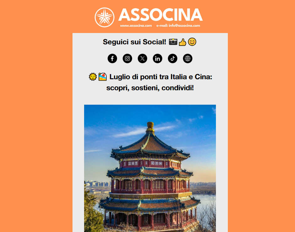 🌞🏖️ Luglio di ponti tra Italia e Cina: scopri, sostieni, condividi! - mailchi.mp/cf285c86a310/a…