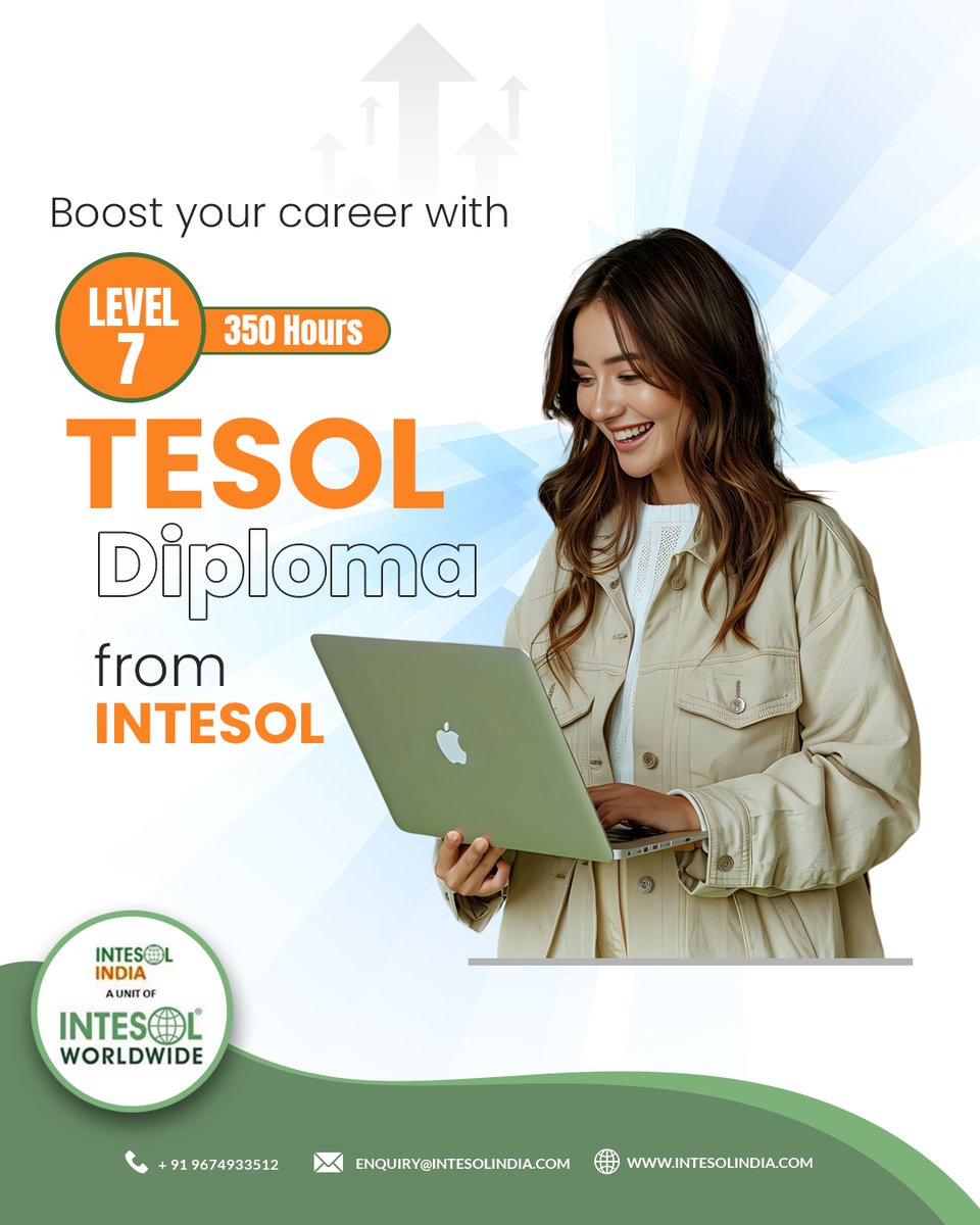 Gain advanced knowledge, expertise, and global recognition, all while learning at your pace with our flexible, online program. Your journey to a rewarding teaching career starts now!
intesolindia.com

#tesoldiploma #level7tesol

[TESOL diploma, level 7 TESOL, teaching]