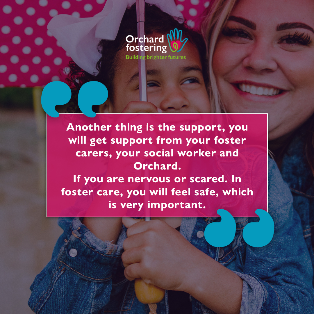 Kayla, one of the incredible young people in our care, reminds us how powerful love and support can be in a foster child’s life.

Thank you for sharing your story, Kayla – you inspire us every day. 💜

#OrchardFostering #KaylasStory #FosterCare #Inspiration