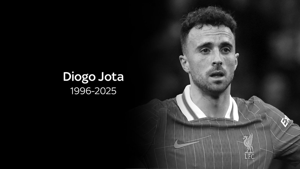 Absolutely devastating news 💔
Our thoughts are with Diogo Jota's wife, children, family and all affected by this news.
Hard to get our heads around what has happened
RIP Diogo, you wil never be forgotten
💔❤️