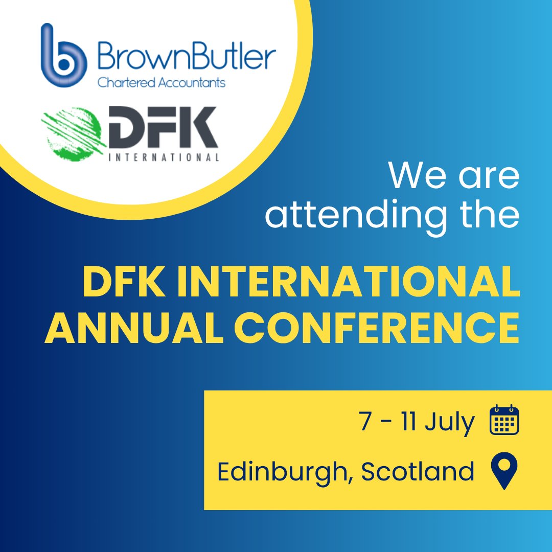 Next week our team will be off to Edinburgh for DFK International’s Annual Conference!

We’re excited for an amazing week filled with networking and keynote speakers. 

If you’re attending, be sure to say hello to our team! 

#DFKInternational #UKAccountants #Accountancy
