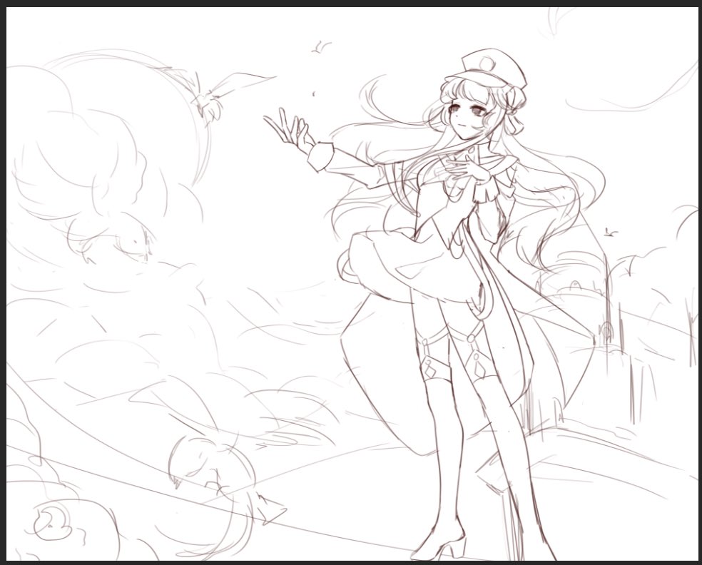 royo0429's tweet photo. This is a sketch～o((*^▽^*))o
#oc #illustration #sketch #comission https://t.co/j81WZArOpa
