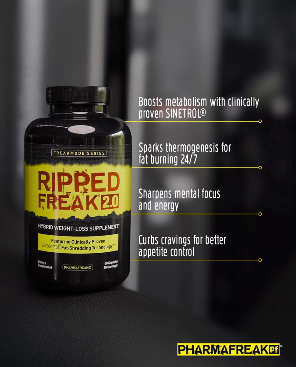Train hard. Eat right. Choose quality supplements. Get good sleep. More info  on RIPPED FREAK 2.0 at pharmafreak.com