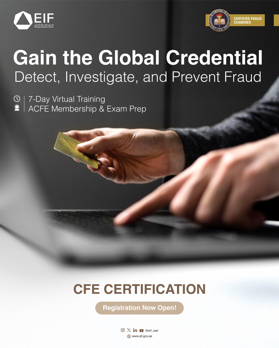 الاحتيال يُكلف المؤسسات المليارات، لكن المحترفين المؤهلين يوفرون الملايين. استثمر في شهادة CFE واكتسب المهارات التي تحتاجها كل مؤسسة. تعلّم كيفية: رصد الإشارات التحذيرية التحقيق بثقة تطبيق الأطر القانونية

<a href="/TheACFE/">The ACFE</a>