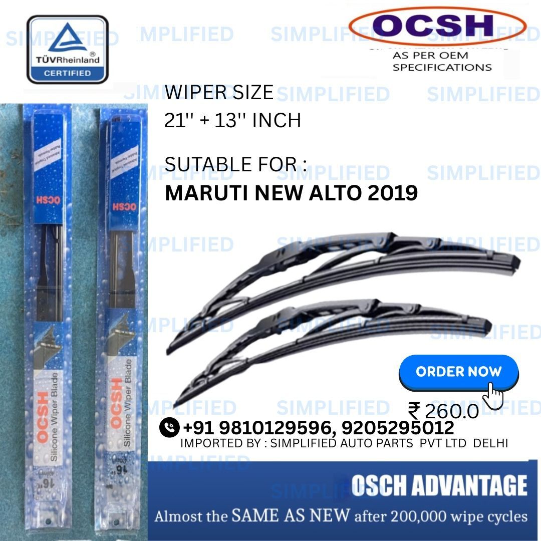 simplified_auto's tweet photo. MARUTI NEW ALTO 2019 CAR WIPER

Simplified Auto Parts Pvt. Ltd.
Premium Quality Auto Parts – Durable, Reliable &amp; Affordable

#SimplifiedAuto #CarParts #DriveSmooth #AutoCare #QualityMatters #simplified #Wiperlades #Syndicatewipers #Automobilewiper #Alto #Maruti https://t.co/GBTwvvKjMX
