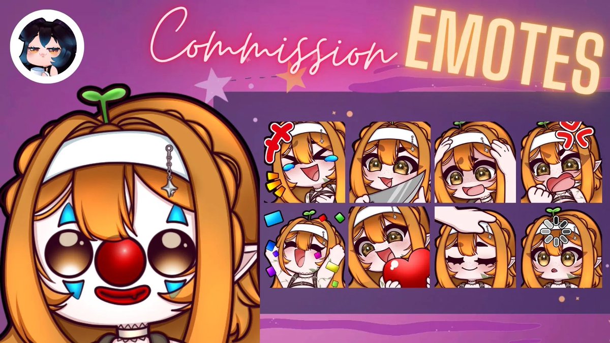 mukinski's tweet image. New emotes for the purple app!
Big thank you to:
🎨@naiconix Go give her some love&lt;3