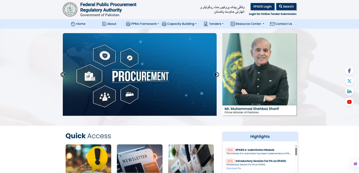 na_mirza_89's tweet photo. Thank you #PPRA! Another development in the tender management after #EPADS. https://t.co/0vXizuxZbq