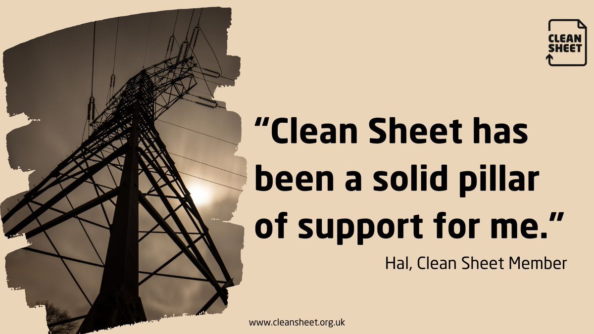 This is what we do at Clean Sheet: we support our Members (people with a criminal conviction) in their search for sustainable employment. Everyone deserves a second chance.
#cleansheetworks #newbeginnings #changingthenarrative