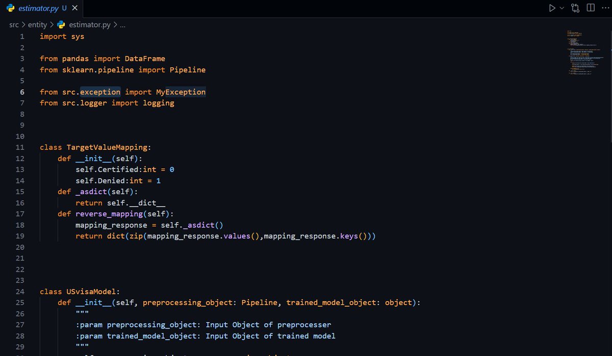 Akshay12_03's tweet image. 🚀Day 7 – Visa Approval Prediction (MLOps Series)
 Data Transformation:
✅Engineered company_age feature
✅Handled imbalance using SMOTEENN (train only)
✅Built full preprocessing pipeline
#MLOps #DataTransformation #MachineLearning #Python #BuildInPublic