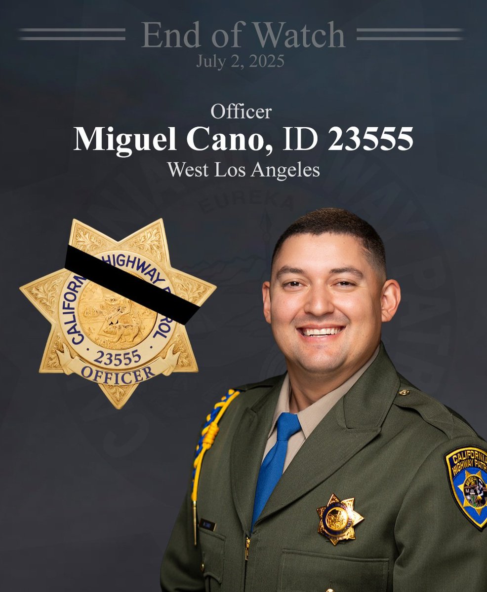 guttierez_john's tweet image. #FallenHero: It is with profound sadness that we all mourn the line-of-duty death of CHP Officer Miguel Cano, who experienced a medical emergency while on duty, crashed and succumbed to his injuries. #NeverForget #EndOfWatch