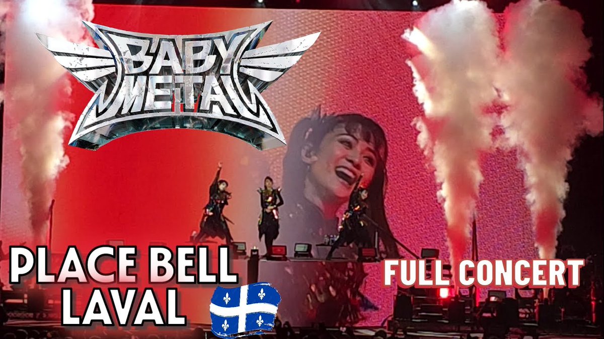 mametal3's tweet photo. そういえばラヴァルのフルが出てた(もう1万回再生されてる)
歓声が最初から最後まで凄くて会場の熱気と盛り上がりが伝わってくる
最後のすぅちゃんの挨拶もエモい🥹
#BABYMETAL #Laval #PlaceBell
BABYMETAL - Full Set UHD 4K - Live Place Bell - Laval(Qc) - 30/06/25
https://t.co/TF9W0u0OcO https://t.co/5JUzeGpviu