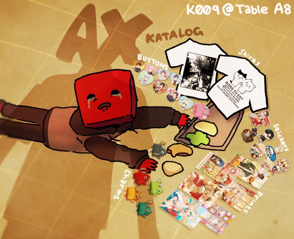 coughdrops's tweet photo. I’m just I am just  laying here 

#AX2025 #AXartistalley2025 https://t.co/gWiTGfe0wp