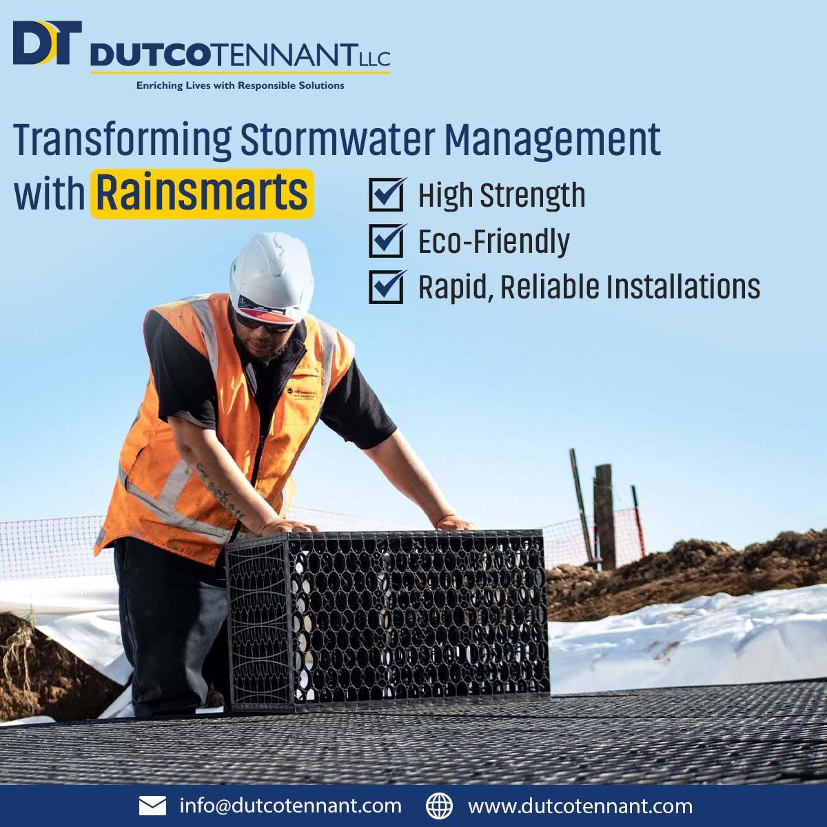 Dutco Tennant LLC (@dutcotennant) on Twitter photo Protect your site from #stormwater risks! Dutco’s #SoakawayGeocell ensures efficient underground #drainage without surface disruption.
Want to know more? Reach us at info@dutcotennant.com.
#StormwaterManagement #DrainageSolutions #FloodPrevention #DutcoTennantLLC Protect your site from #stormwater risks! Dutco’s #SoakawayGeocell ensures efficient underground #drainage without surface disruption.
Want to know more? Reach us at info@dutcotennant.com.
#StormwaterManagement #DrainageSolutions #FloodPrevention #DutcoTennantLLC