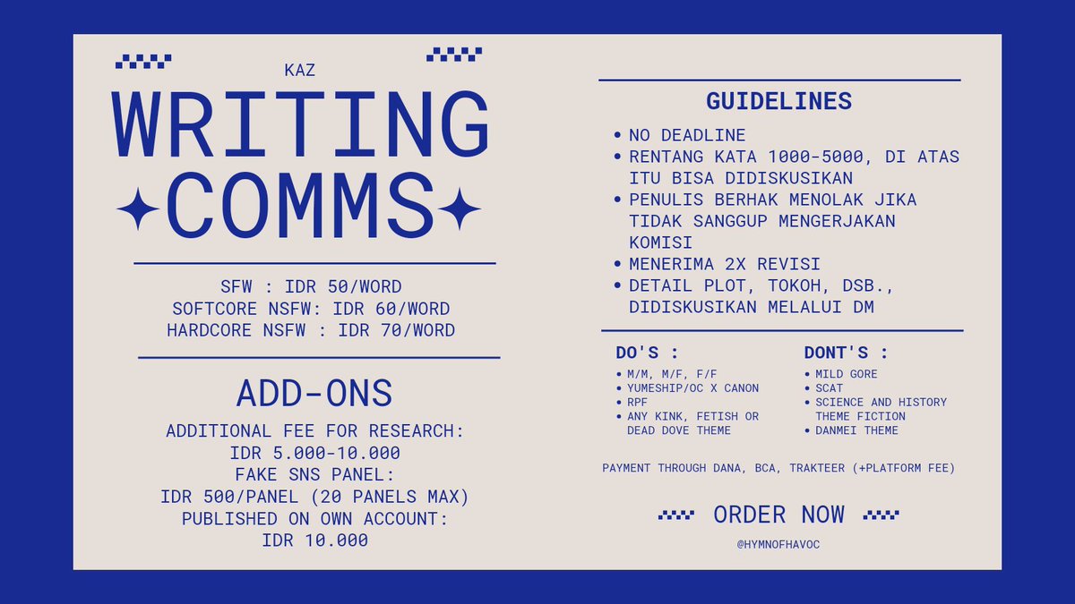 k⋆z comms 📌 tweet media