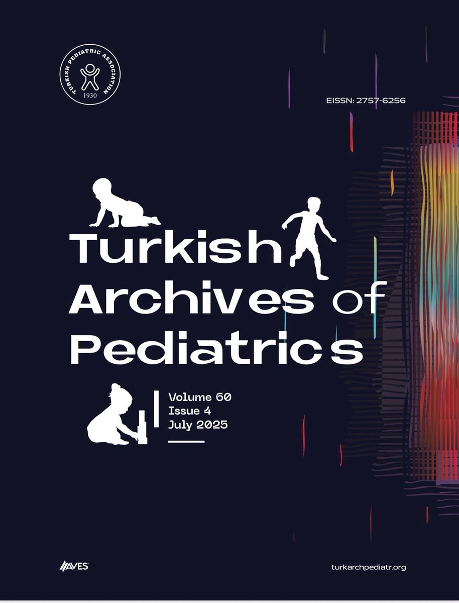 ÖZGÜR KASAPÇOPUR (@kasapcopurozgur) on Twitter photo Ülkemiz çocuk hekimlerinin kutup yıldızı Türk Pediatri Kurumunun bilimsel yayın organı “Turkish Archives of Pediatrics”in Temmuz 2025 sayısı yayınlandı. turkarchpediatr.org. <a href="/PediatriTurk/">Turkish Archives of Pediatrics</a> Ülkemiz çocuk hekimlerinin kutup yıldızı Türk Pediatri Kurumunun bilimsel yayın organı “Turkish Archives of Pediatrics”in Temmuz 2025 sayısı yayınlandı. turkarchpediatr.org. <a href="/PediatriTurk/">Turkish Archives of Pediatrics</a>