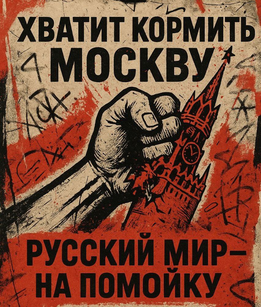 freenationsrf's tweet image. Nice poster😉

#MakeMoscoviaSmallAgain ✌️
#PostRussia
#DecolonizationRF
#MoscoviaDelendaEst 🔥