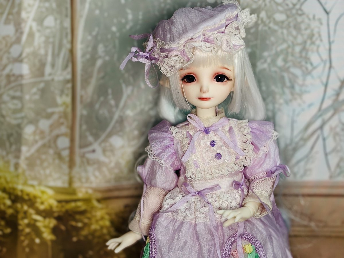 6-114「ちょっとロックなdollちゃん」シーグラスアート　インテリア　雑貨 2024/09 発売)【フォトジェニックリカ デイジー