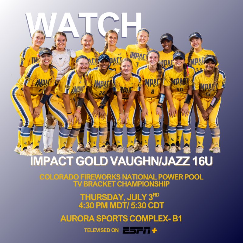 Jazz Jackson-Vesely (@jazzvesely) on Twitter photo Proud of <a href="/IGVaughn16u/">Impact Gold Vaughn/Jazz 16U</a> for fighting through a tough TV bracket to make it to the championship! Letâs get it!!! Proud of <a href="/IGVaughn16u/">Impact Gold Vaughn/Jazz 16U</a> for fighting through a tough TV bracket to make it to the championship! Letâs get it!!!