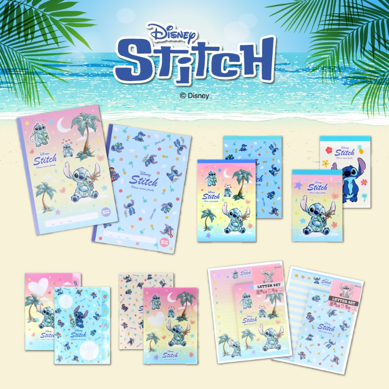 7/16発売】スティッチ🌴 スティッチのステーショナリーが登場🌺 可愛い