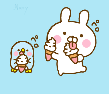 nao200's tweet image. 🍦ソフトクリームの日だよ🍦