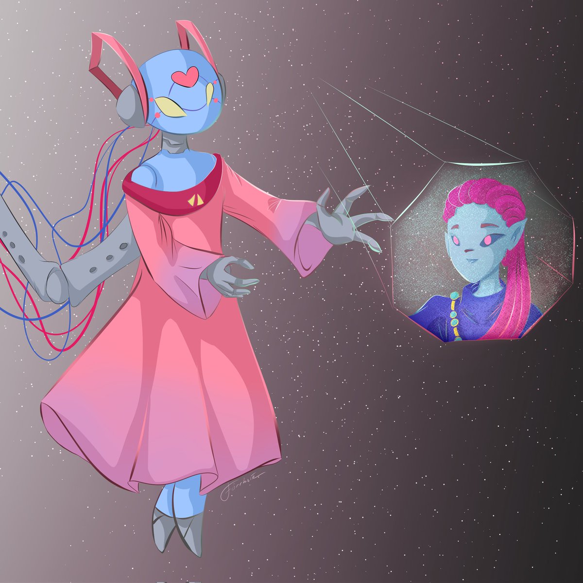 Revenge on <a href="/NakedCatWithAir/">RubyIsAMyth🍉#1 Silksong Truther 🐷👑</a> 🌸😊
#rainworld #artfight2025