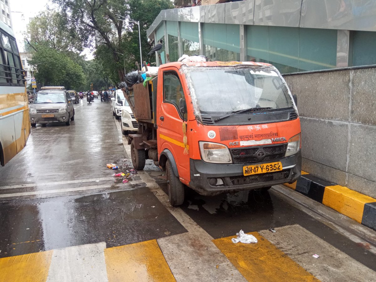 Akshata Tendulkar ॐ 🚩 (@officialakshata) on Twitter photo This BMC Truck Is Being Parked Near SBI Dadar Metro Station ENTRANCE OPP. Sujata Restaurant From Yesterday Afternoon
REQUESTING <a href="/mybmcWardGN/">WARD GN BMC</a> TO PLEASE DO THE NEEDFUL
<a href="/mybmc/">माझी Mumbai, आपली BMC</a> <a href="/BJP4Mumbai/">BJP Mumbai</a> This BMC Truck Is Being Parked Near SBI Dadar Metro Station ENTRANCE OPP. Sujata Restaurant From Yesterday Afternoon
REQUESTING <a href="/mybmcWardGN/">WARD GN BMC</a> TO PLEASE DO THE NEEDFUL
<a href="/mybmc/">माझी Mumbai, आपली BMC</a> <a href="/BJP4Mumbai/">BJP Mumbai</a>