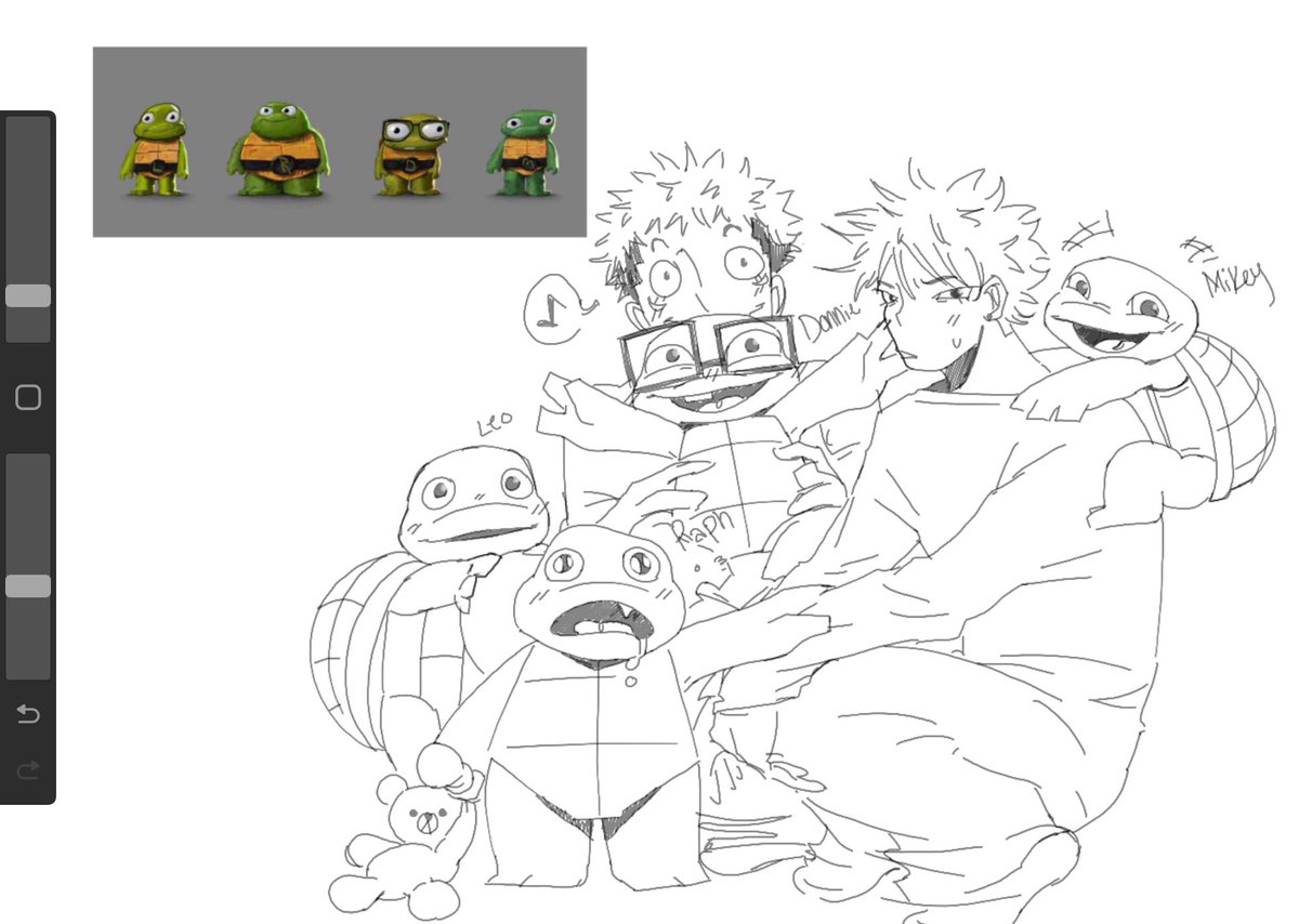 Nom_Nom_munchy's tweet image. I didnβt feel like coloring cause im LAZY
#itafushi #mutantmayhem