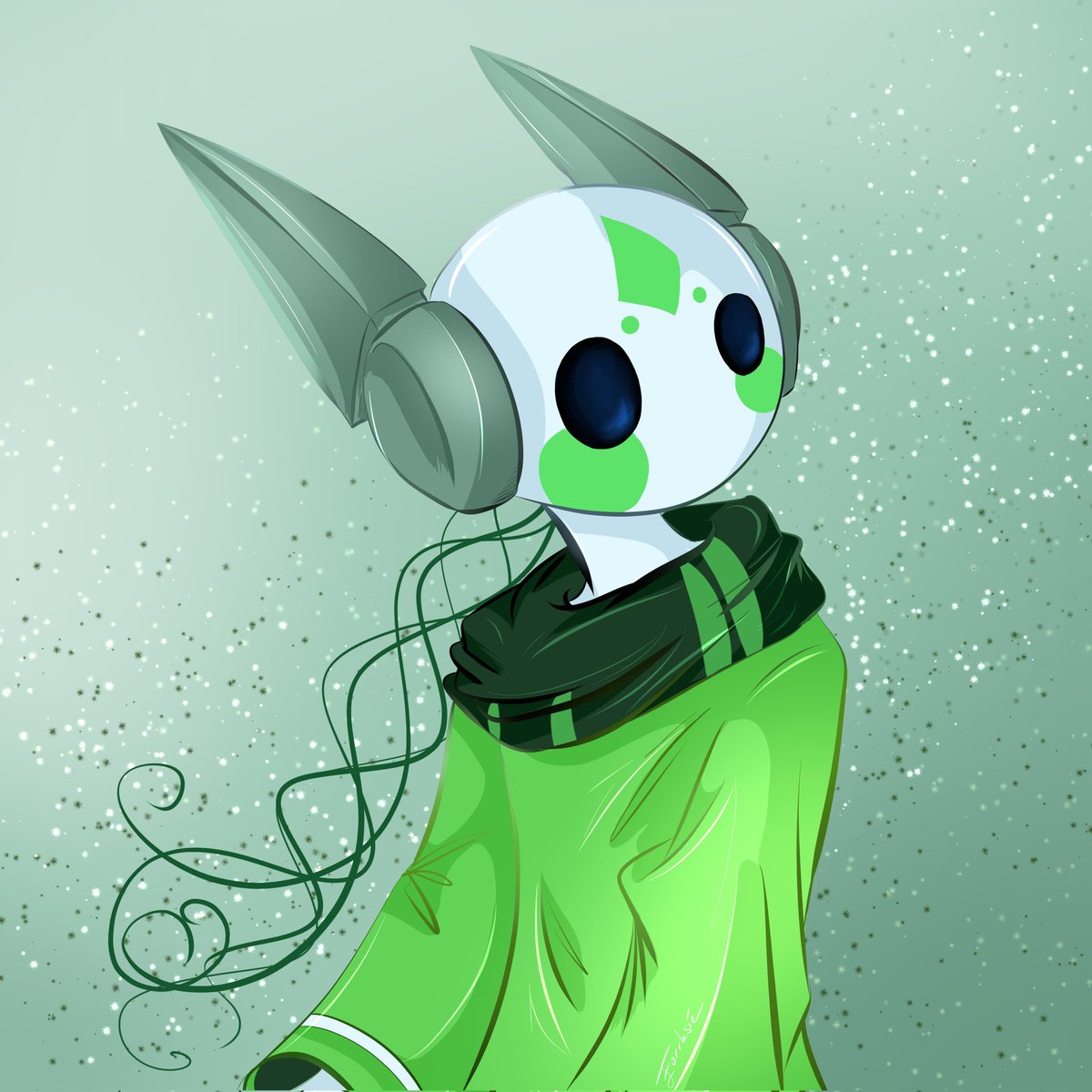 Revenge on @/cinquep! 💚 Clover:)
#rainworld #artfight2025