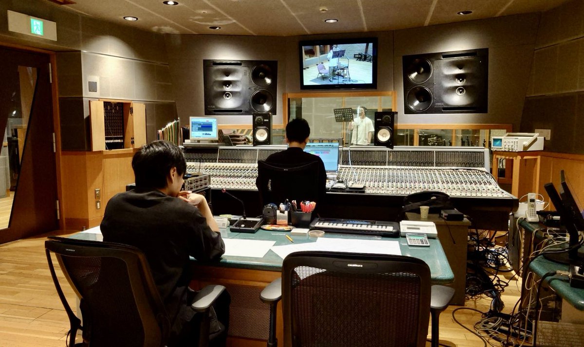 いよいよ明日7/4から、映画「おっさんのパンツがなんだっていいじゃないか！」公開です♪劇伴は撮影現場との関わりがほぼないですが、現場の温度を感じつつ進めていました。キング関口台スタジオ2stにて。是非、ご覧頂けたら嬉しいです🐾
#おっパン
#原田泰造
#中島颯太
#FANTASTICS
#こまち