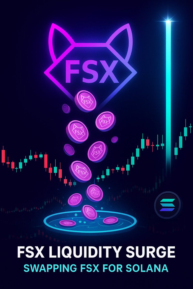 READY ? #Buynow
$FSX is now actively swapping for $SOL, fueling a massive wave of liquidity! 💧🔥

🔁 Every swap strengthens the pool
📈 Boosts community growth
🔥 Increases FSX scarcity
Don’t miss out. Join the surge now!
👉 fantasyxai.com
#FS #LiquiditySurge