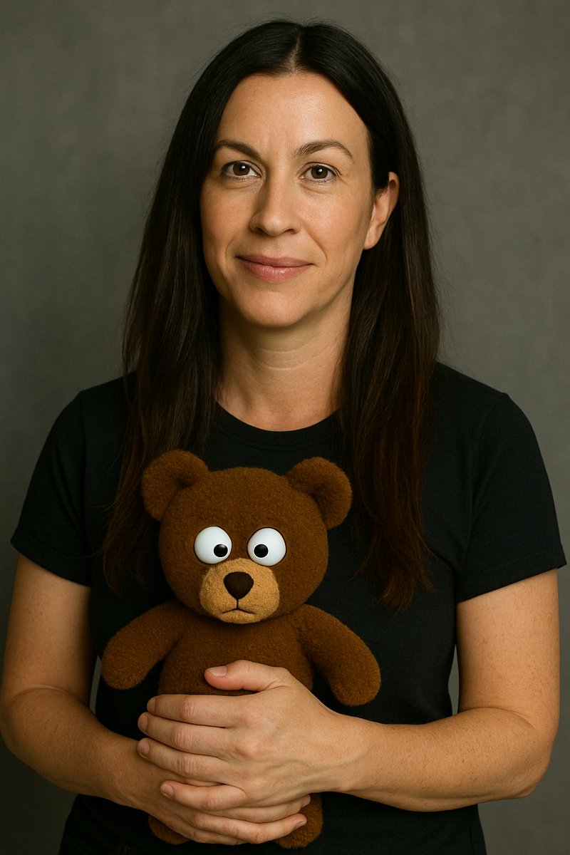 it's the cross eyed bear that you gave to me, you oughta know.