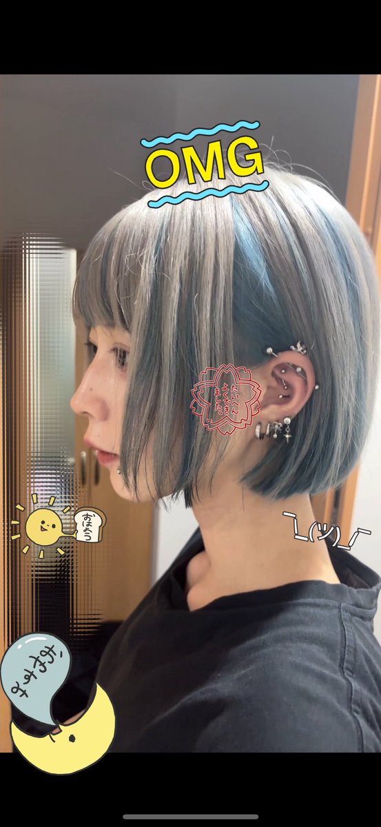 nli2q's tweet photo. 髪を切って染めるなどしました https://t.co/pGFrJoaygh
