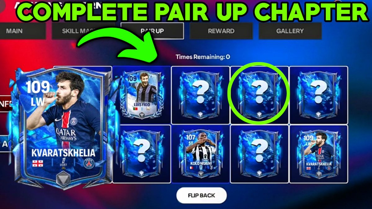 Gaming4Life1818's tweet photo. How to Complete Pair Up Chapter Aqua vs Inferno Event in ea fc fifa mobile 25 

Link :-  https://t.co/bWHTLBevgB

#fcmobile #fifamobile #EAFC25 @EASFCMOBILE @Sappurit  #fcmobile25 #aquavsinferno #pairup #tiles #flip #chapter https://t.co/0wWCSqlmaQ