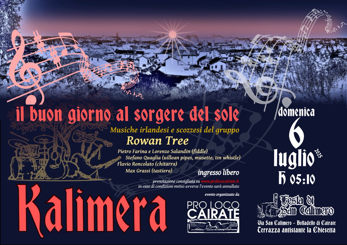 Vi aspettiamo domenica