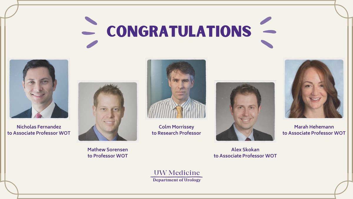 UW Urology (@uwurology) on Twitter photo Congratulations to Dr. Fernandez, <a href="/SorensenMathew/">Mathew Sorensen</a>, Dr. Morrissey, <a href="/ajskokan/">Alex Skokan</a>, and <a href="/MarahHehemannMD/">Marah C. Hehemann, MD</a> on their recent promotions! We’re excited to see all that you’ll accomplish in your new roles. Congratulations to Dr. Fernandez, <a href="/SorensenMathew/">Mathew Sorensen</a>, Dr. Morrissey, <a href="/ajskokan/">Alex Skokan</a>, and <a href="/MarahHehemannMD/">Marah C. Hehemann, MD</a> on their recent promotions! We’re excited to see all that you’ll accomplish in your new roles.
